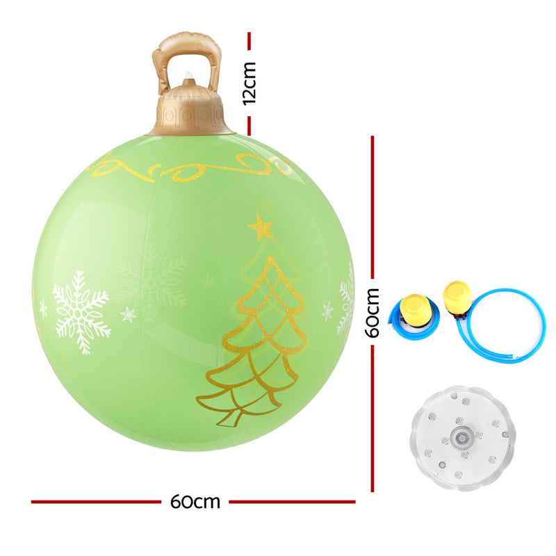 Christmas Inflatable Ball 60cm Led Illuminated