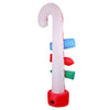 2.4M Illuminated Christmas Inflatable Candy Cane Pole