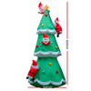 5M Illuminated Christmas Inflatable Santa Tree