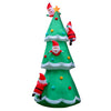 Christmas Inflatable Santa Tree 5M Illuminated