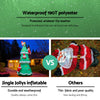 Christmas Inflatable Santa Tree 5M Illuminated