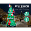 Christmas Inflatable Santa Tree 5M Illuminated