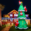 Christmas Inflatable Santa Tree 5M Illuminated