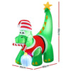 Christmas Inflatable Dinosaur 1.86M Height LED Illuminated