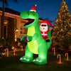 2.5M Christmas Inflatable Dinosaur with LED Lights
