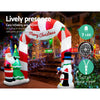 Christmas Inflatable Archwary Santa 3M Illuminated