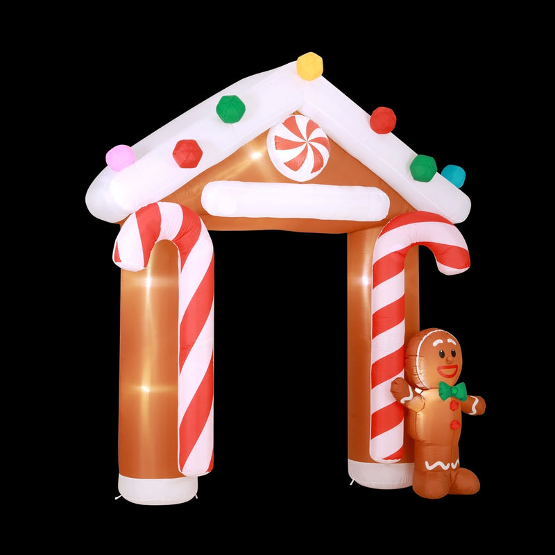 Christmas Inflatable Archwary Ginger 2.8M Illuminated