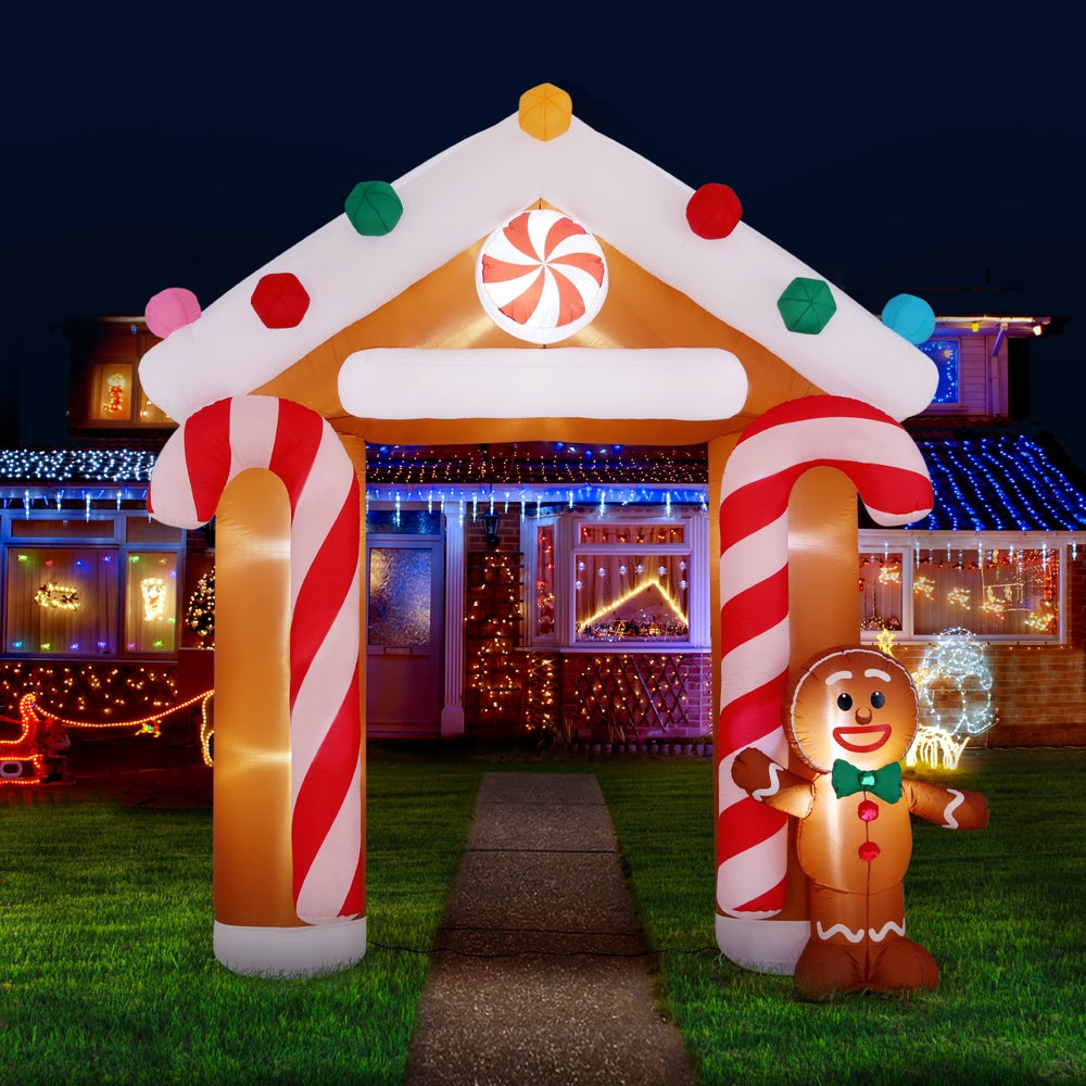 Christmas Inflatable Archwary Ginger 2.8M Illuminated