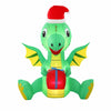 Jingle Jollys 1.8M Christmas Inflatable Dragon with LEDs