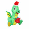 Jingle Jollys 1.8M Christmas Inflatable Dragon with LEDs