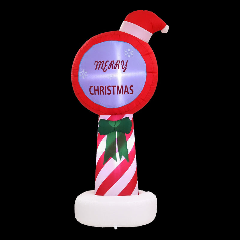 1.8M Christmas Inflatable Pole with LED Lights