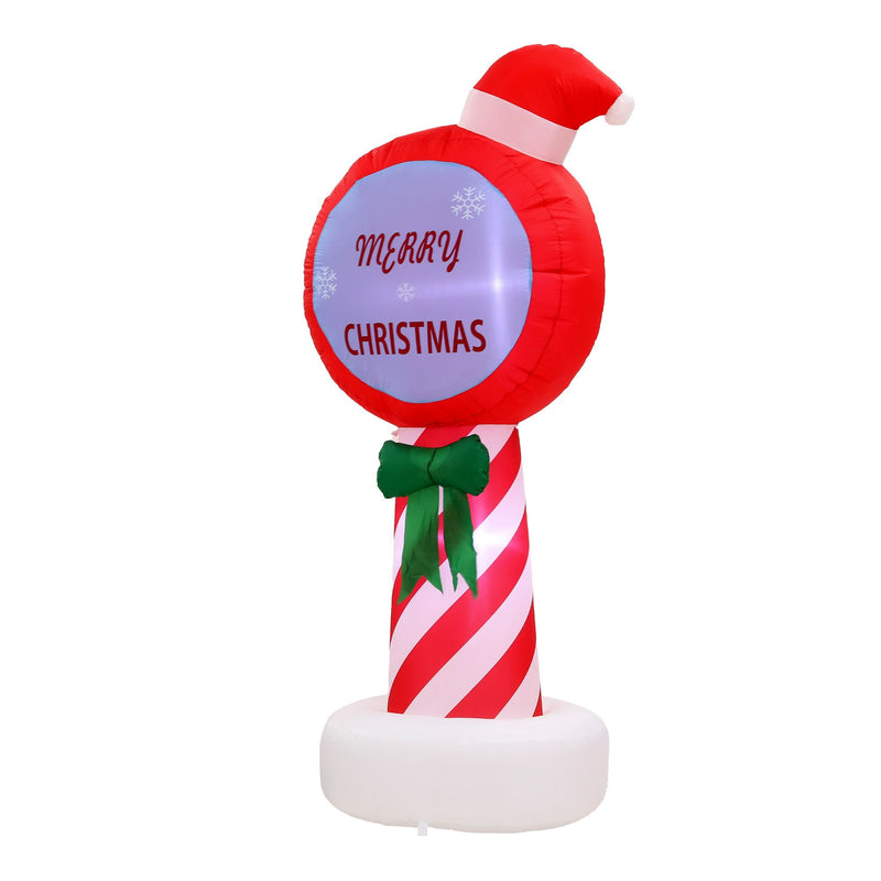 1.8M Christmas Inflatable Pole with LED Lights