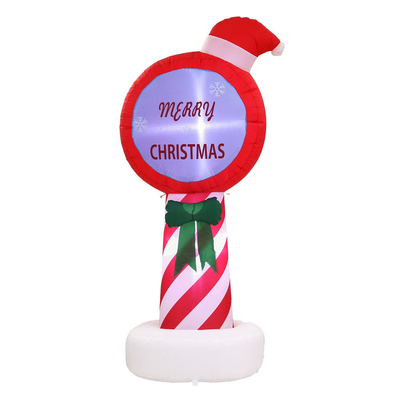 1.8M Christmas Inflatable Pole with LED Lights