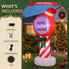 1.8M Christmas Inflatable Pole with LED Lights