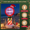 1.8M Christmas Inflatable Pole with LED Lights