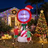 1.8M Christmas Inflatable Pole with LED Lights