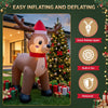 2.5M Christmas Inflatable Reindeer with LED Lights