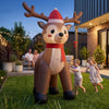 2.5M Christmas Inflatable Reindeer with LED Lights