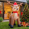 2.5M Christmas Inflatable Reindeer with LED Lights