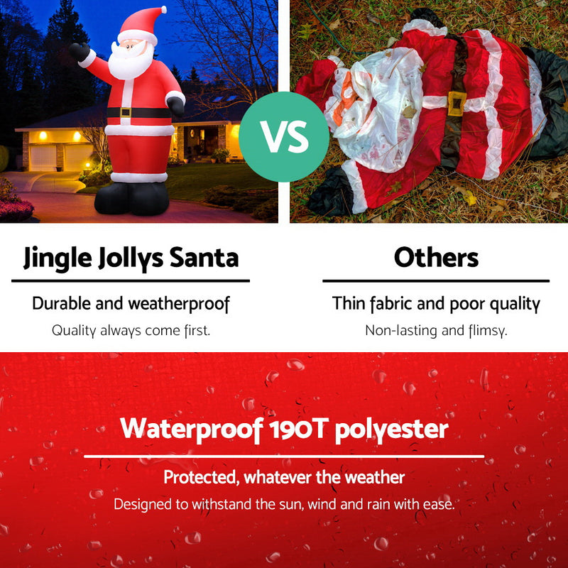 Inflatable Santa 5M Illuminated