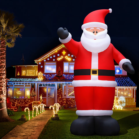 5M Illuminated Inflatable Santa