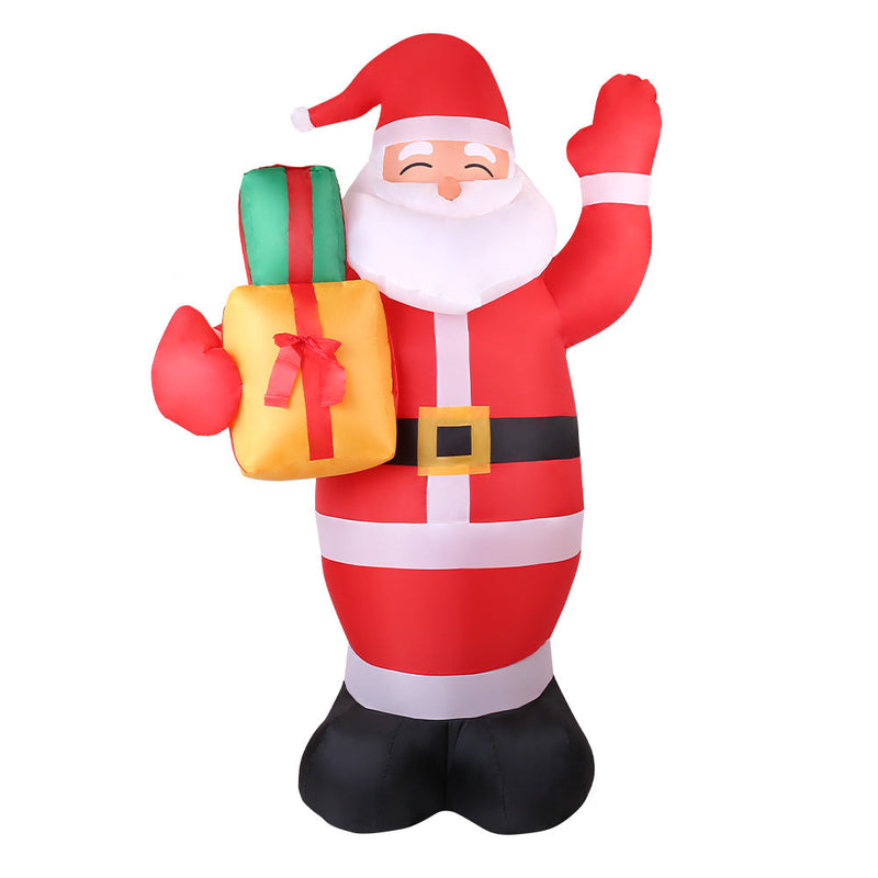 Christmas Inflatable Santa 2.4M Illuminated