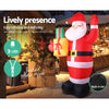 Christmas Inflatable Santa 2.4M Illuminated