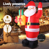 2.4M Christmas Inflatable Santa with Built-in LEDs