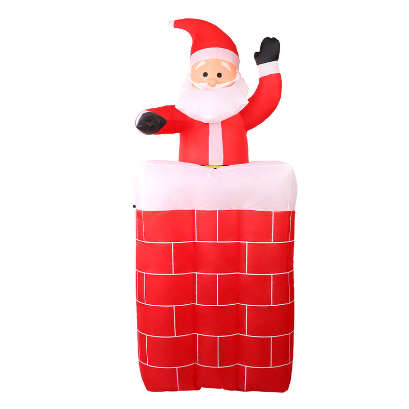 Christmas Inflatable Santa Pop Up 1.8M Illuminated