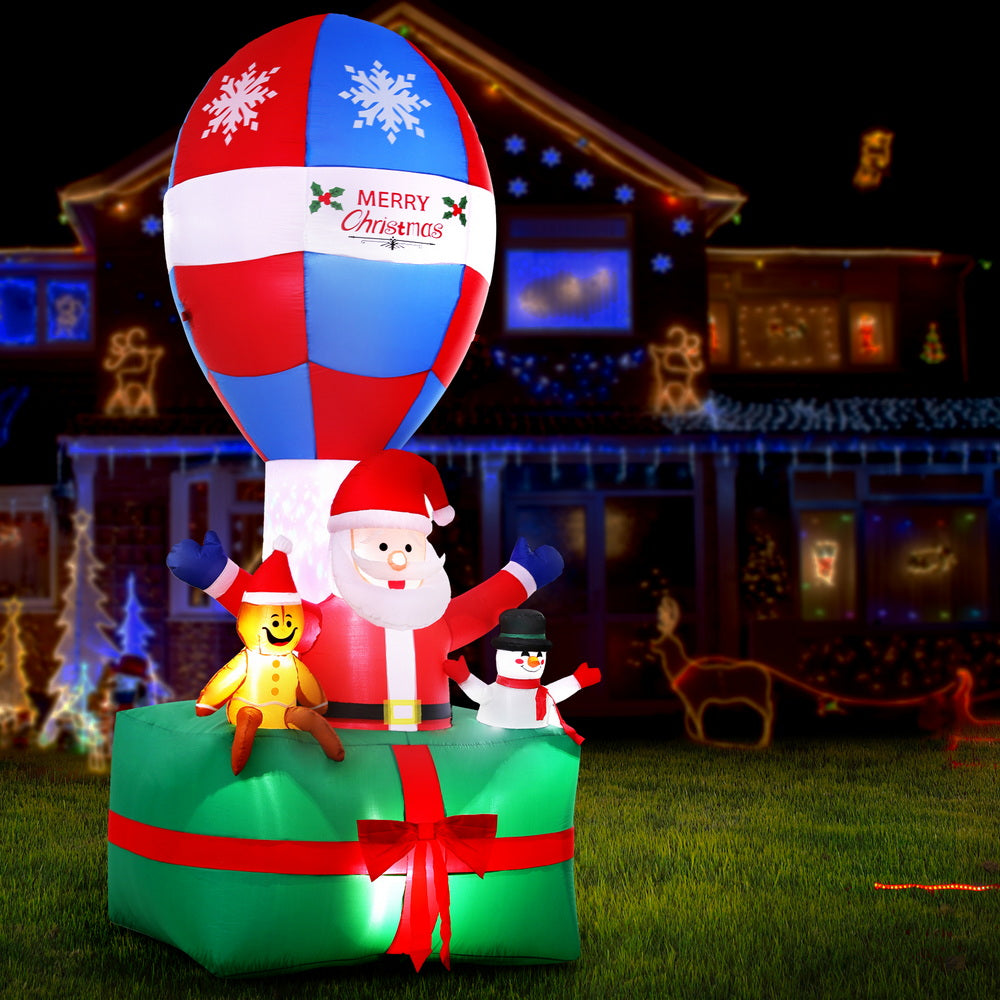 Christmas Inflatable LED Santa Balloon – 2.8M