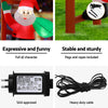 Christmas Inflatable Santa Climbing Ladder 2.45M Height LED Illuminated