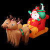 Christmas Inflatable Santa Sleigh 2.2M LED