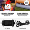 4.2M Inflatable Snowman & Dog – Outdoor Illuminated
