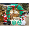 Christmas Inflatable Archwary 2.8M Illuminated