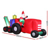 Christmas Inflatable Santa Truck 2.6M Length LED Illuminated