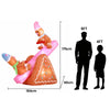 Jingle Jollys 1.8m Christmas Inflatable Seesaw with LED