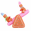 Jingle Jollys 1.8m Christmas Inflatable Seesaw with LED