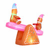 Jingle Jollys 1.8m Christmas Inflatable Seesaw with LED