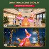 Jingle Jollys 1.8m Christmas Inflatable Seesaw with LED