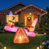 Jingle Jollys 1.8m Christmas Inflatable Seesaw with LED