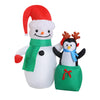 Christmas Inflatable Snowman 1.8M Illuminated
