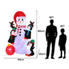 Jingle Jollys 1.8M Christmas Inflatable Snowman with LEDs