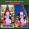 Jingle Jollys 1.8M Christmas Inflatable Snowman with LEDs
