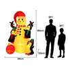 Jingle Jollys 1.8M Christmas Inflatable Snowman Warm White LEDs