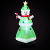 Christmas Inflatable Snowman Tree 2.75M Height LED Illuminated