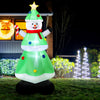 Christmas Inflatable Snowman Tree 2.75M Height LED Illuminated