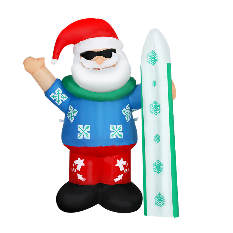 Christmas Inflatable Santa 1.6M Illuminated