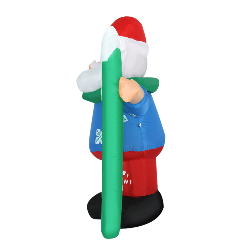 Christmas Inflatable Santa 1.6M Illuminated