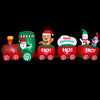 Jingle Jollys 3.6m Santa Train Christmas Inflatable with LED