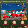 Jingle Jollys 3.6m Santa Train Christmas Inflatable with LED
